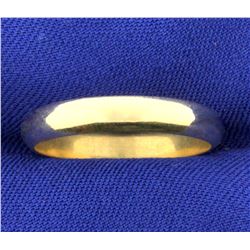 3.9mm Wedding Band Ring in 14K Yellow Gold