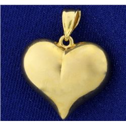 Heart Pendant in 14K Yellow Gold