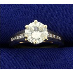 1.5ct TW Diamond Engagement Ring in 14K Yellow Gold