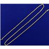 Image 1 : 24 Inch Rope Style Neck Chain in 14K Yellow Gold