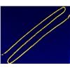 Image 1 : 24 Inch Rope Style Neck Chain in 14K Yellow Gold