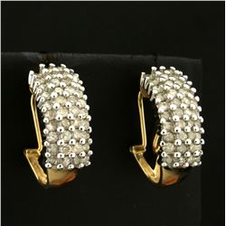 2ct TW Diamond Earrings in 10K Yellow Gold