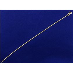 Italian Made S-Link Chain Bracelet in 14K Yellow Gold