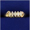 Image 1 : 1/2ct TW Marquise Diamond  Ring in K Yellow Gold