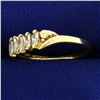 Image 2 : 1/2ct TW Marquise Diamond  Ring in K Yellow Gold