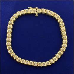 2ct TW Diamond Bracelet in 14K Yellow Gold