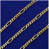 Image 2 : 18 Inch Figaro Neck Chain in 14K Yellow Gold