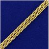 Image 2 : Designer Double Strand Geometric Rope Style Bracelet in 14K Yellow Gold