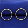 Image 3 : Two Gold Stacking Band Rings in 14K Yellow Gold