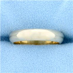 3.9mm Wedding Band Ring in 14K Yellow Gold