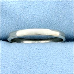 Unique White Gold Band Ring in 14K White Gold