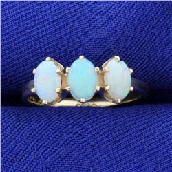 1.5ct TW Opal Ring in 10K Yellow Gold