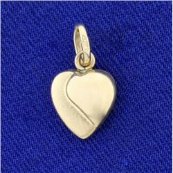 Heart Charm in 14K Yellow Gold