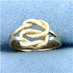 Double Knot Ring in 14K Yellow Gold