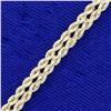 Image 2 : 7 Inch Double Strand Rope Style Bracelet in 14K Yellow Gold