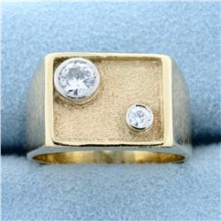 Men's 1/2ct TW Diamond Ring in 14K Yellow Gold