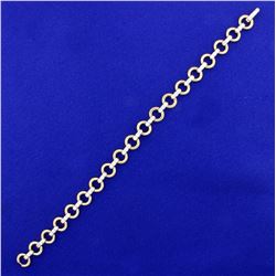 Soma Britton Designer Bracelet with CZ in Gold Plated Sterling Silver