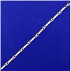 Image 1 : Designer Link Bracelet in 14K Yellow, White, and Rose Gold
