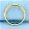 Image 3 : .15ct TW Channel Set Diamond Wedding Band Ring in 14K Yellow Gold