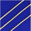 Image 2 : 19 3/4 Inch Rope Style Neck Chain in 14K Yellow Gold