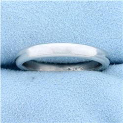 3mm Wedding Band Ring in Platinum