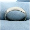 Image 1 : Men's 5mm Wedding Band Ring in 14K White Gold