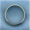 Image 2 : Men's 5mm Wedding Band Ring in 14K White Gold