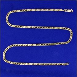 20 Inch Curb Link Necklace in 14K Yellow Gold