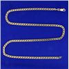 Image 1 : 20 Inch Curb Link Necklace in 14K Yellow Gold