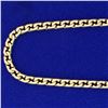 Image 2 : 20 Inch Curb Link Necklace in 14K Yellow Gold