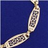 Image 2 : 7 3/4 Inch Designer Link Bracelet in 14K Yellow Gold