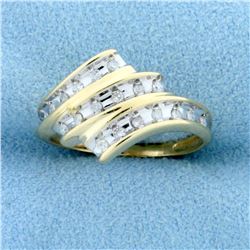 1/4ct TW Diamond Ring in 10K Yellow and White Gold