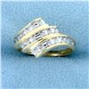 Image 1 : 1/4ct TW Diamond Ring in 10K Yellow and White Gold