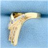 Image 2 : 1/2ct TW Designer Diamond Ring in 14K Yellow Gold