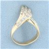 Image 3 : 1/2ct TW Designer Diamond Ring in 14K Yellow Gold
