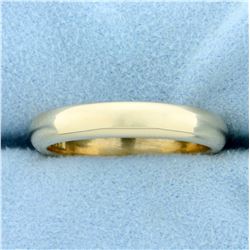 4.1mm Comfort Fit Wedding Band Ring in 14K Yellow Gold
