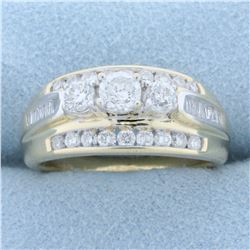 1.25ct TW Diamond Anniversary Ring in 14K Yellow Gold