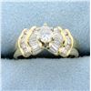 Image 1 : 1ct TW Oval Diamond Engagement Ring in 14K Yellow Gold