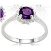 Image 2 : Starburst Amethyst Ring in Sterling Silver