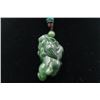 Image 2 : A Canada Jade "Pixiu and Coin" Pattern Pendant with String Necklace.