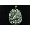 Image 2 : A Canada BC Jade "Double Fish" Pattern Pendant with String Necklace.
