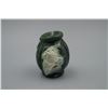Image 1 : A Canada Jade "Goldfish" Pattern "Bamboo Basket" Shape Decoration.