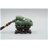 Image 1 : A Canada Jade "Auspicious Beast" Pattern Hand Piece.
