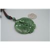 Image 4 : A Canada Jade "Double Fish" Pattern Pendant with String Necklace.