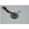 Image 4 : A "Spiral" Pattern Peace Buckle Pendant with String Necklace.