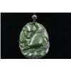 Image 2 : A Canada BC Jade "Double Fish" Pattern Pendant with String Necklace.