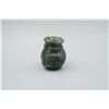 Image 1 : A Canada Jade "Goldfish and Coin" Pattern "Bamboo Basket" Shape Decoration.