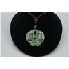 Image 3 : A Canada Jade "Double Fish" Pattern Pendant with String Necklace.