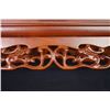 Image 8 : A Canada Jade and Wood Carved Table Screen - "Chun Xiao".