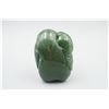 Image 3 : A Canada BC Jade "Laughing Buddha with Golden Toad" Hand Piece.